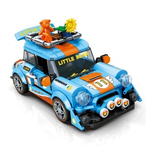 Sembo 714008-714015, Coches de Lujo de Juguete para Construir, Modelo del Mundo del Transporte, Juguete de Construcción de Ocho Compartimentos para Niños, Regalo para Niños - Product Image 3