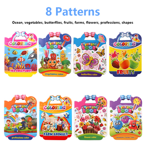 Carnet de coloriage et d'activités pour enfants avec poignée, 16 pages en papier épais, idéal pour le dessin et les puzzles créatifs - Product Image 4