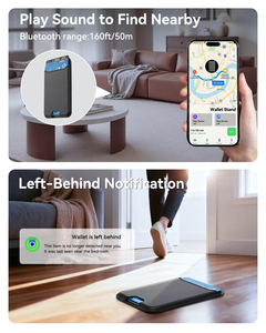 Portafoglio GPS Personalizzato in Pelle PU con Tracker GPS, Portafoglio MagSafe con Funzione 'Trova il Mio', Porta Carte Magnetico - Product Image 2