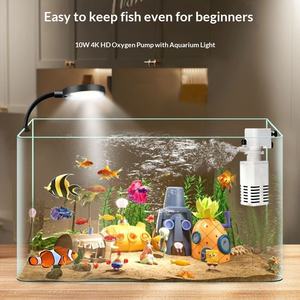 Pecera de escritorio de Bob Esponja, acrílica, resistente a caídas y desgaste, decoración de paisaje simple, juego completo con peces Guppy juveniles - Product Image 3