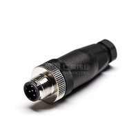 Connecteur Ethernet circulaire automobile M12 à 5 broches, code D, étanche IP67, boîtier en nylon