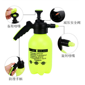 Pulverizador manual de mano de 2L con punta de pulverización ajustable por presión de aire para riego de jardín, cuidado de flores y control de plagas - Product Image 2
