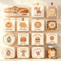 Autocollant personnalisé pour logo de café, estampage à chaud, étiquette alimentaire chocolatée, autocollant auto-adhésif en vinyle imperméable pour boulangerie et pain