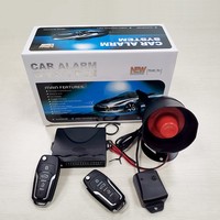 Dispositif antivol unidirectionnel à ouverture à distance, alarme de voiture 12V, sonore et visuelle, vibration, verrouillage centralisé automatique