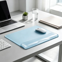 Tapis de souris en verre personnalisé par le fabricant, design cool, base en caoutchouc antidérapante, étanche, durable, en verre trempé pour tapis de souris