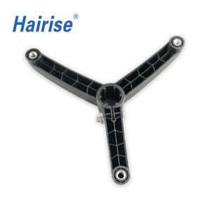 Hairise konveyör sistemi P758 plastik konveyör ayakları yuvarlak destek tabanı Tripod - Product Image 3