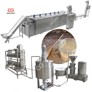 Machine de traitement de beurre de noix croustillant Ligne de production de broyage automatique de beurre d'arachide Machine de fabrication de beurre d'amande - Product Image 6