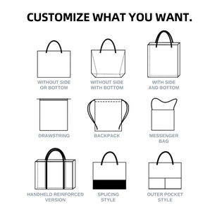 Bolsa de Compras Personalizada Reutilizable Verde con Logotipo Impreso, Bolsa de Lona Resistente Negra Plegable Marrón para Supermercado - Product Image 5