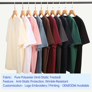 เสื้อยืดคอกลมผู้ชายผ้าฝ้าย 100% ขายส่งจากโรงงาน 230 GSM คุณภาพสูง รับสกรีนโลโก้ด้วยระบบดิจิตอล เสื้อทำงาน - Product Image 3