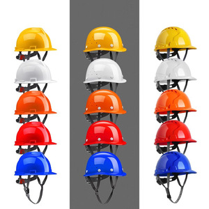 Safety Helmet Fiberglass 6 Point Suspension Construction Site Protection Hard Hat - Product Image 4