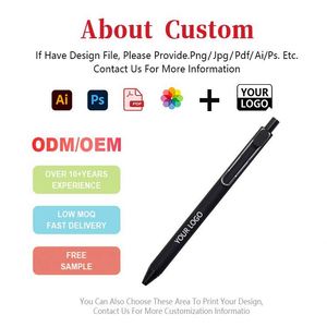 Bolígrafo de Gel Promocional Escolar Duradero de 0.5 mm de Ancho con Logotipo Personalizado, Adhesivo Acrílico, Material Plástico para Escribir - Product Image 2