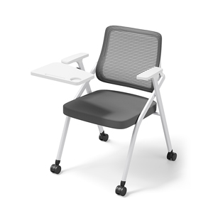 Silla de Oficina Moderna, Transpirable, Apilable, de Malla, para Reuniones, Visitas, Capacitación, Plegable, con Tablero de Escritura, 3 Años de Garantía, al Mejor Precio - Product Image 1
