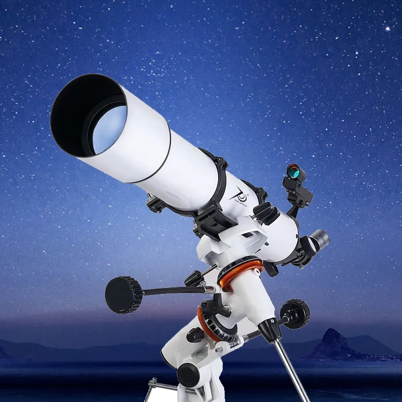 90080 двойной объектив 3X Профессиональный высокомощный оптический рефрактор астрономический телескоп для космоса