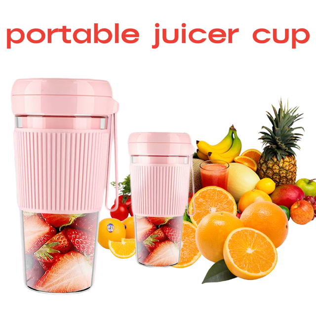USB Portable Juicer Blender Multifunction Electric Smoothie Blender Powerful Blending Waterproof Self Cleaning RV Outdoor Use