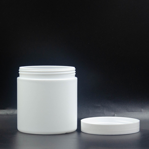 Hot bán 500ml <span class=keywords><strong>HDPE</strong></span> <span class=keywords><strong>container</strong></span> thực phẩm Trắng nhựa Jar chai với nắp cho protein bột <span class=keywords><strong>container</strong></span> đường lưu trữ - Product Image 2