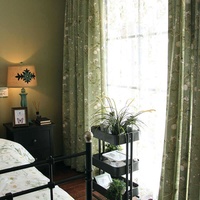 Tissu de rideau de fenêtre pleine hauteur translucide personnalisable en coton et lin tissé, style campagnard américain, pour toutes les saisons