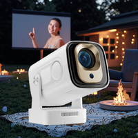 Mini projecteur LCD/LED portable Full HD 200 ANSI Lumen Home Cinéma Beamer Android 11 Prise en charge 4K Haut-parleur 1x3W 1 Go de RAM 8 Go