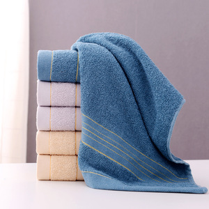 Wholesale Best Quality Super Dry Cotton Towel Thickened Water Absorption 35*75cm Solid Color Technique for Hotel Home Towel - Product Image 2