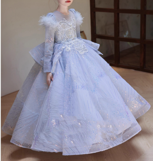 green emerald velvet dress Floral Lace Wedding Dress | Fairytale Wedding Dresses main image 0