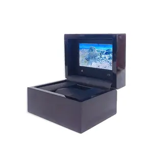 4.3 pouces coffrets cadeaux vidéo bas prix vidéo lcd écran fleur boîte cadeau de mariage boîte cadeau vidéo personnalisée