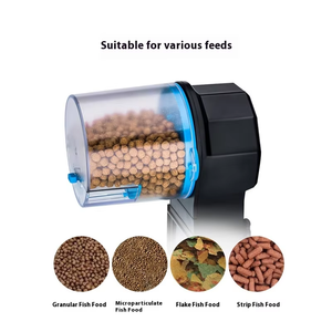 Alimentador de peces automático ajustable, temporizador de tanque de peces de plástico, dispensador de alimentos para gránulos y pellets para cocina y comedor - Product Image 5