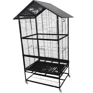 Bestverkochte draagbare buitenvolière, duurzaam en ademend, voor parkieten en kanaries, solide metalen ijzeren ontwerp - Product Image 2