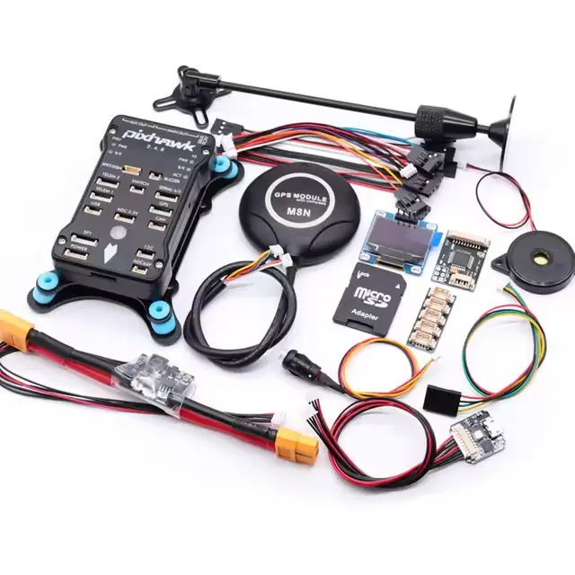 Pixhawk PX4 PIX 2.4.8 32 Bit, pengendali penerbangan Autopilot dengan 4G SD Safety Switch Buzzer PPM I2C untuk Quadcopter RC