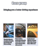 Penguat Setir Mobil Rotasi 360 Derajat Pengoperasian Satu Tangan Hemat Tenaga ABS+Silikon+Logam Aksesoris Interior Mobil Hitam