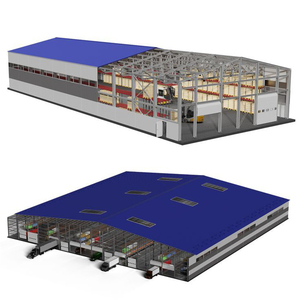 Kits de granero de poste prefabricados personalizados, estructura de acero de construcción, almacén, cobertizo de granja, taller prefabricado, autoalmacenamiento, construcción de Metal - Product Image 6