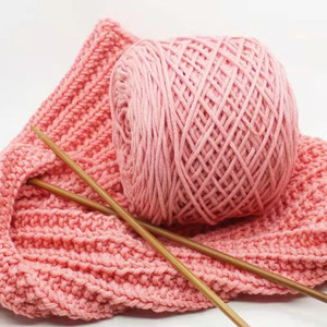 Vente en Gros Usine Fil Acrylique de 200g pour Tricot et Crochet à la Main, Brin Rond de 5mm, Coton Doux Lait Bébé Fantaisie pour Tufting - Product Image 4