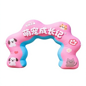 ซุ้มดอกไม้หลากสีสัน ของตกแต่งเป่าลมสำหรับโฆษณา ธีมดอกไม้บานสะพรั่ง กันน้ำ ทนทาน ติดตั้งง่าย เหมาะสำหรับงานสัตว์เลี้ยง กิจกรรมกลางแจ้ง - Product Image 1