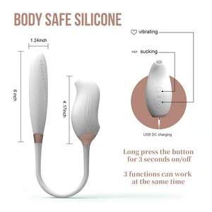 YPM hotselling leurre Clitoris sucer vibrateur avec <span class=keywords><strong>gode</strong></span> clitoris stimulant masturbateur G Spot Sex toy pour les femmes - Product Image 6