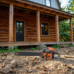 เลื่อยโซ่ไฟฟ้าไร้สาย คุณภาพดี กำลังสูง ใช้เชื้อเพลิงเบนซิน ดีไซน์ไร้แปรงถ่าน ขายดี - Product Image 2