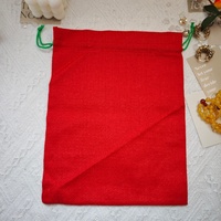 Sac en jute personnalisé avec logo imprimé, cordon de serrage, pour ranger les jouets en peluche, les cosmétiques, les poupées en tissu, pochette en toile de jute naturelle, sac cadeau personnalisé