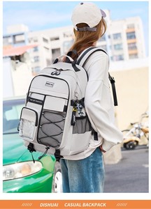 <b>Large</b>‑Capacity Waterproof <b>School</b> Bag, Lightweight Travel <b>Backpack</b>, Unisex, Custom Logo Wholesale, MOQ 50 - Product Image 2