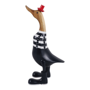 Statuetta di Anatra Fantasiosa, Scultura Decorativa per Casa, Bagno, Ufficio, Soggiorno, Tema Divertente Giorno di Pioggia - Product Image 4