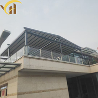 Venta Directa de Fábrica, Pérgola Plegable Impermeable de Aluminio Resistente y de Alta Resistencia, Techo Retráctil para Hotel y Villa