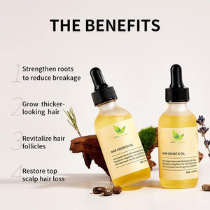 60ml Saç Uzatma Yağı Özel Etiketli Vegan Organik Biberiye Yağı, Saç Dökülmesini Önleyici, Yeniden Çıkarma, Saç Derisi Bakımı, Kuru Saç Canlandırıcı Yağ - Product Image 3