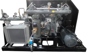 PN-25อุตสาหกรรมลูกสูบอากาศบูสเตอร์ AC ขับเคลื่อนน้ำมันน้อยกว่าการหล่อลื่นระบายความร้อนด้วยอากาศแรงดันสูงที่มีประสิทธิภาพสูง - Product Image 2