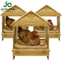 Série JQ Farm House : Nichoirs en bois de qualité supérieure pour la ponte des poules, des canards et des oiseaux