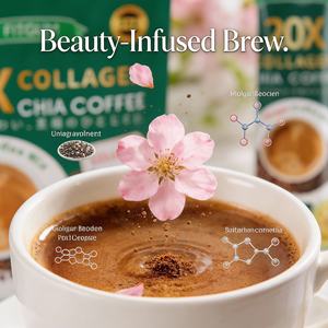 กาแฟ<span class=keywords><strong>ส</strong></span>ำเร็จรูปอ๊อกซิน ไล 20X คอลลาเจน <span class=keywords><strong>ส</strong></span>ลิมมิ่ง <span class=keywords><strong>รส</strong></span><span class=keywords><strong>ช็อกโกแลต</strong></span>มellow ได้รับการรับรองฮาลาล เกรดพรีเมียม 120 กรัม - Product Image 5