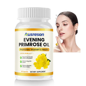 Ausreson Biologische Natuurlijke Teunisbloemolie <span class=keywords><strong>Capsule</strong></span> 1000Mg Komt Ten Goede Aan <span class=keywords><strong>Halal</strong></span> Teunisbloemoliecapsules - Product Image 1