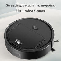 Robot aspirateur 3 en 1, aspirateur robot sans fil rechargeable pour la maison, balayage, aspiration et lavage