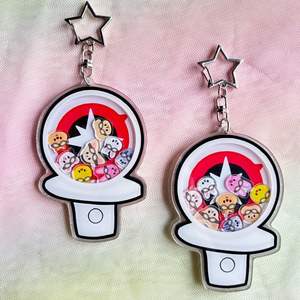 Collection de Merchandises Kpop Fashion SK TWICE GD EXO : Shakers Rectangulaires Légers Double Face en Acrylique à Thème Dessin Animé - Product Image 5