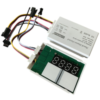 Interrupteur tactile capacitif intelligent 24V pour miroir de salle de bain LED avec fonction anti-buée, horloge et affichage de la température