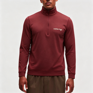Maglietta da Uomo <span class=keywords><strong>a</strong></span> Maniche Lunghe in Cotone Tinta Unita con Ricamo, Girocollo, Leggera, Casual, Estiva, per Palestra e Allenamento - Product Image 5