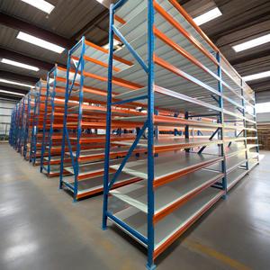 Estante de servicio pesado Longspan <span class=keywords><strong>Display</strong></span> Estanterías de acero Estantes apilables para almacenamiento de almacén Sistemas de estanterías Estante de almacenamiento - Product Image 1