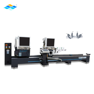 550 CNC Doppelkopf schneid säge maschine für Aluminium fenster-und Tür profile 45-und 90-Grad-Sägen - Product Image 1