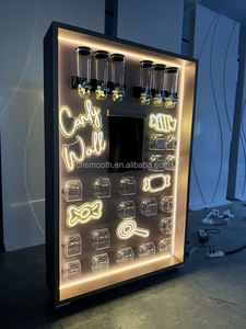 Le celebrazioni per eventi di nuovo arrivo lisce uso su due lati acrilico PVC dal vivo incantevole muro di Champagne - Product Image 3