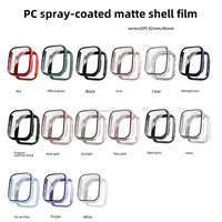 Étui de protection sportif de luxe avec verre trempé et pare-chocs en PC anti-traces de doigts et résistant aux rayures pour toute la gamme de montres
